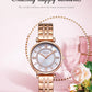 MEGIR Luxury Women Bracelet Quartz Watches Stainless Steel Band Waterproof Female Dress Wrist Watch Clock Ladies Montre Femme