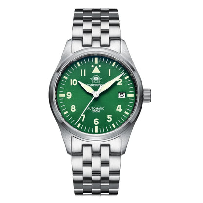 ADDIESDIVE Men Automatic Watch 20Bar Diver Waterproof NH35A Stainless Steel Mechanical watches Super Luminous reloj hombre MY-H2