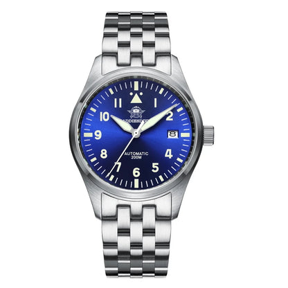 ADDIESDIVE Men Automatic Watch 20Bar Diver Waterproof NH35A Stainless Steel Mechanical watches Super Luminous reloj hombre MY-H2