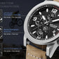 MEGIR Fashion Leather Watches for Men Quartz Wristwatch Waterproof Luminous Man Business Casual Chronograph Clock Date 2026