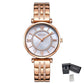 MEGIR Luxury Women Bracelet Quartz Watches Stainless Steel Band Waterproof Female Dress Wrist Watch Clock Ladies Montre Femme
