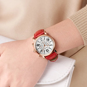 MEGIR Fashion Women Bracelet Watches Luxury Ladies Quartz Chronograph Clock for Lovers Relogio Feminino Sport Wristwatches 2058
