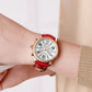 MEGIR Women Watches Luxury Quartz Chronograph Leather Strap Lady Sports Wristwatch Female Dress Clock 24-hour Reloj Mujer 2058