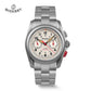 BODERRY Men's Field Watches Titanium Mechanical Chronograph Top Brand Wristwatch 100M Waterproof Clock Military Watch for Men