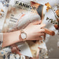 MEGIR Luxury Women Bracelet Quartz Watches Stainless Steel Band Waterproof Female Dress Wrist Watch Clock Ladies Montre Femme