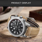 MEGIR Fashion Leather Watches for Men Quartz Wristwatch Waterproof Luminous Man Business Casual Chronograph Clock Date 2026