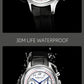 PIERRE PAULIN Enamel Dial Heat Blue Hands Doctor Pulsation Mechanical Chronograph Complicated Men's Luxury Dress Handwind Watch