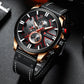 CURREN Watch Chronograph Sport Mens Watches Quartz Clock Leather Male Wristwatch with box Fashion Gift for Men