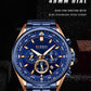 CURREN Luxury Brand Watches for Men Casual Sporty Quartz Wristwatch with 316 Stainless Steel Band Chronograph Clock Male Silver