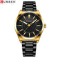 CURREN Man Watch Fashion Stainless Steel Quartz Wristwatches Top Brand Simple Thin Watches for Men Gold Clock