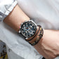 CURREN Watch Chronograph Sport Mens Watches Quartz Clock Leather Male Wristwatch with box Fashion Gift for Men