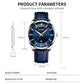 CURREN Simple Men Leather Watch Man Luxury Brand Quartz Watches Relogio Masculino Casual Wristwatch Male Clock Blue