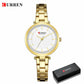CURREN  Elegant Ladies Wristwatch Stainless Steel Dial Quartz Women's Bracelet Watches Classic Female Clock