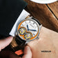 MERKUR genuine Double Tourbillon Manual Mechanical Watch Men's Luxury Formal Business Men's A Certified Millionaire Watch