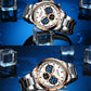 CURREN New Fashion Watches with Stainless Steel Top Brand Luxury Sports Chronograph Quartz Watch Men Relogio Masculino