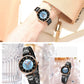 Watches for Women Luxury Brand CURREN Elegant Thin Quartz Wristwatch with Stainless Steel Simple Female Clock