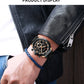 CURREN Top Brand Military Quartz Watches Silver Blue Mens Stainless Steel Chronograph Wristwatch for Male Casual Sporty Clocks