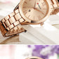 CURREN Watch Women Top Brand Quartz Female Bracelet Watches Stainless Steel Wrist Watch For Ladies Reloj Mujer Gift Rose Gold