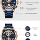CURREN Watch Quartz Male watches Fashion Chronograph Clock Mens Gift Casual Stainless Steel Wristwatch