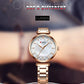 Watches for Women Luxury Brand CURREN Elegant Thin Quartz Wristwatch with Stainless Steel Simple Female Clock