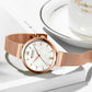 Golden Wristwatch Mesh Ladies Watches Luxury Brand CURREN Elegant Simple Quartz Watch Women's Bracelet Clock Female Reloj mujer