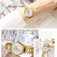 Watches for Women Luxury Brand CURREN Elegant Thin Quartz Wristwatch with Stainless Steel Simple Female Clock