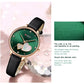 CURREN Watches Women Fashion Leather Quartz Wristwatch Charming Rhinestone Female Clock Zegarki Damskie