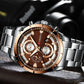 CURREN Watch Quartz Male watches Fashion Chronograph Clock Mens Gift Casual Stainless Steel Wristwatch