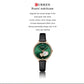 CURREN Watches Women Fashion Leather Quartz Wristwatch Charming Rhinestone Female Clock Zegarki Damskie