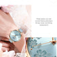 CURREN Watches Women Brand Leather Quartz Wristwatches Luxury Design Clock for Ladies Charm Flowers Dial Montre Femme