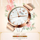 CURREN Watches Women's Simple Fashion Quartz Watch Ladies Wristwatch Charm Bracelet Stainless Steel Clock relogios feminino