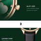 CURREN Watches Women Fashion Leather Quartz Wristwatch Charming Rhinestone Female Clock Zegarki Damskie
