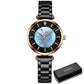 Watches Women CURREN Top Brand Fashion Thin Quartz Wristwatch with Charming Stainless Steel Bracelet