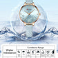 CURREN Watches Women Brand Leather Quartz Wristwatches Luxury Design Clock for Ladies Charm Flowers Dial Montre Femme