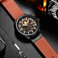 CURREN Watches Mens Branded Luxury Casual Leather Strap Sport Quartz Wristwatch Chronograph Clock Male Creative Design Dial