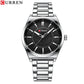 CURREN Man Watch Fashion Stainless Steel Quartz Wristwatches Top Brand Simple Thin Watches for Men Gold Clock