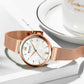 CURREN Watches Women's Simple Fashion Quartz Watch Ladies Wristwatch Charm Bracelet Stainless Steel Clock relogios feminino