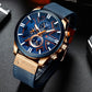 CURREN Watch Chronograph Sport Mens Watches Quartz Clock Leather Male Wristwatch Relogio Masculino Fashion Gift for Men