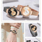 NAVIFORCE Luxury Women's Watch Set with Steel Mesh Band Creative Design Female Clock Relogio Feminino Includes Watch Box for Sal