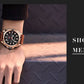 MEGIR Watches for Men Fashion Military Sport Watch Waterproof Date Quartz Casual Wristwatch with Chronograph Leather Strap 2128