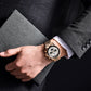PAGANI DESIGN 2025 New PD-1644 Meteorite Dial Fashion Men Quartz Wristwatches 100M Sapphire Glass Chronograph relogio masculino