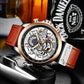 CURREN Watch for Men Top Brand Watches Leather Strap Wristwatch Fashion Chronograph Sport Quartz Clock Male Gift