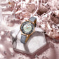 CURREN Branded Women's Watches 2021 Lux Elegant Ladies Wristwatch with Leather Bracelet Royal Blue