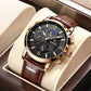 LIGE New Men Watch Top Brand Luxury Waterproof Luminous Sport Wristwatch Quartz Military Leather Watch For Men Relogio Masculino