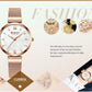 CURREN Fashion Watch for Women Luxury Quartz Gold Elegant Bracelet Wristwatch Female Clock Ladies Dress Stainless Steel
