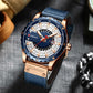 CURREN Watches Top Brand Fashion Leather Wristwatch Casual Quartz Men's Watch New Chic Luminous hands Clock