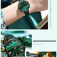 CURREN Fashion Women's Watches Leather Strap Quartz Wristwatch Classic Simple Thin Watch
