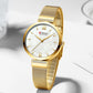 CURREN Watches Women's Simple Fashion Quartz Watch Ladies Wristwatch Charm Bracelet Stainless Steel Clock relogios feminino