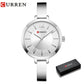 CURREN Fashion Women Dress Wristwatch Ladies Quartz Watch Brand Luxury Women Bracelet Watches Full Steel Female Clock