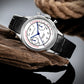 PIERRE PAULIN Enamel Dial Heat Blue Hands Doctor Pulsation Mechanical Chronograph Complicated Men's Luxury Dress Handwind Watch
